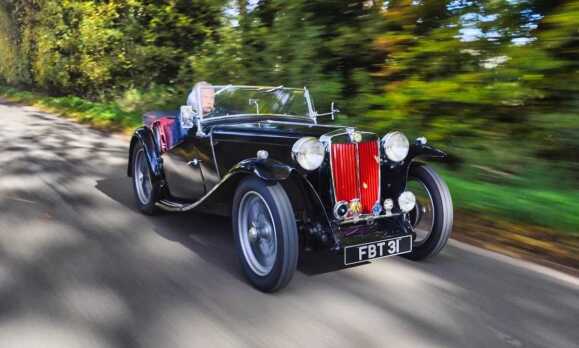 1947 MG TC ex-Police car