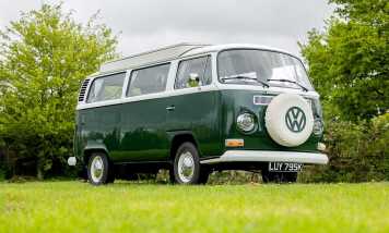 1972 Volkswagen T2 Camper - Vango air driveaway awning included